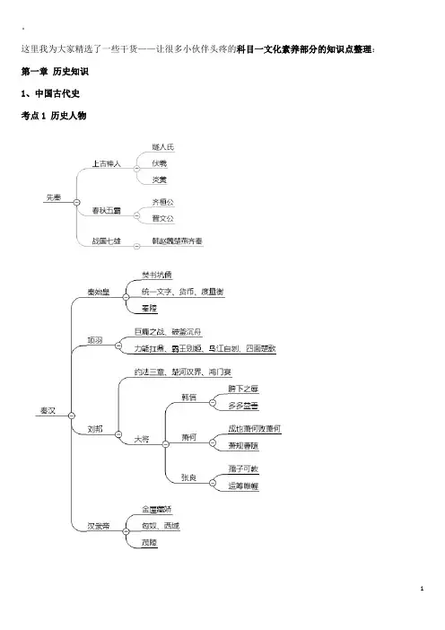 教师资格证科目一综合文化素养