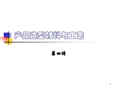 产品造型材料与工艺——第四讲