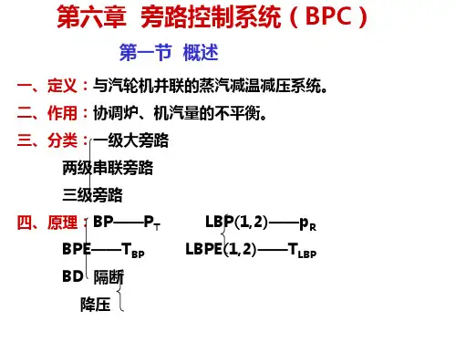 第六章 旁路控制系统(BPC)