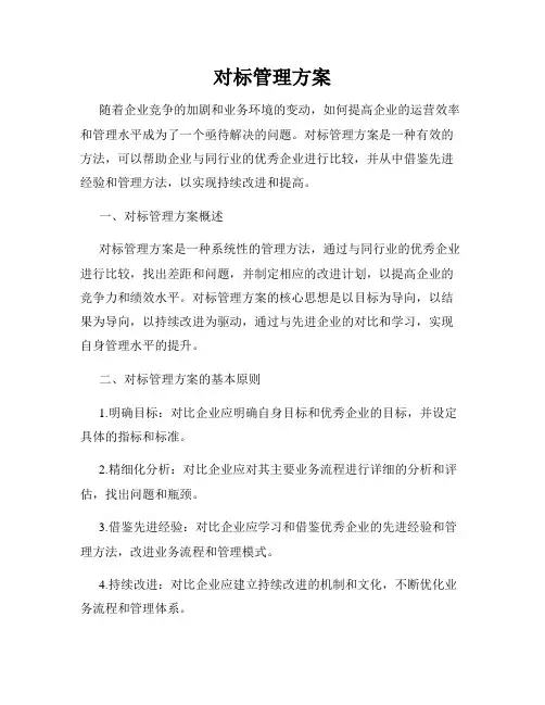 对标管理方案