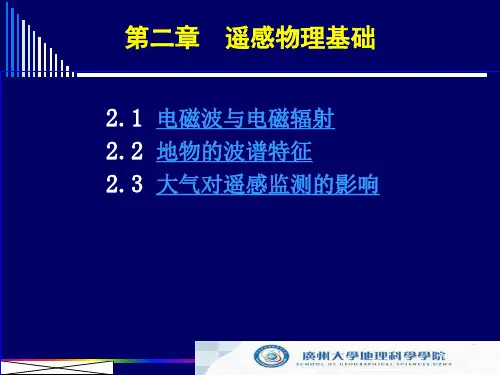 第二章电磁辐射与地物光谱
