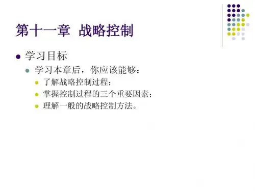 战略控制