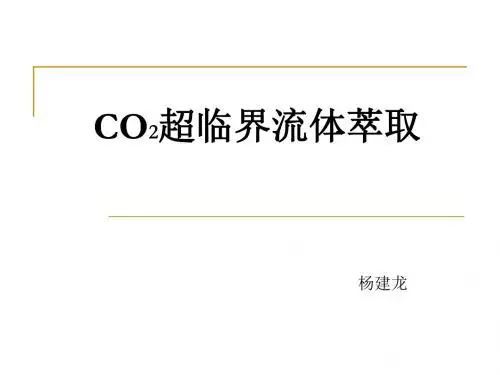 超临界流体萃取-课件.