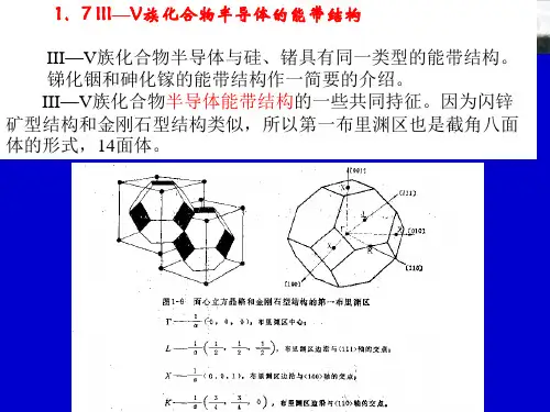 III—V族化合物半导体的能带结构解析