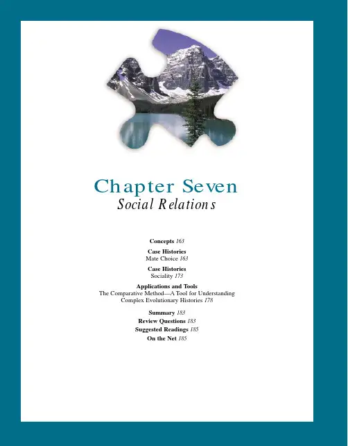 Chapter 7 Social Relations