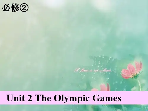 2019年人教新课标高考英语一轮复习必修二Unit2完美版 精品优选公开课件