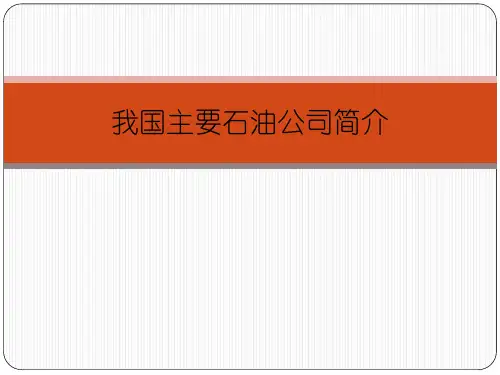 中石油中石化中海油延长石油三桶油介绍资料