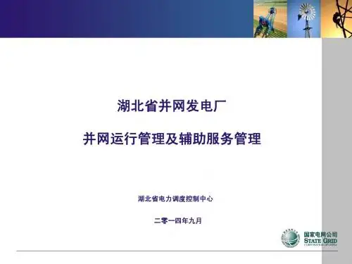 电厂并网运行管理及辅助服务管理考核管理系统