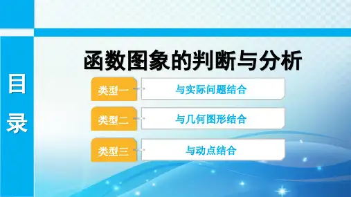 中考数学专项突破之函数图象的判断与分析 课件