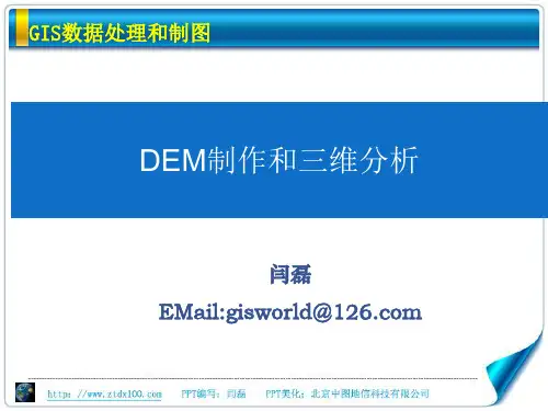 11.DEM制作和三维分析