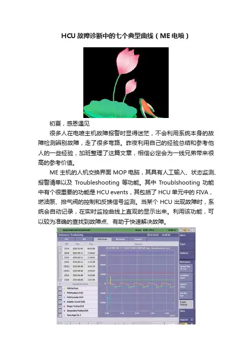 HCU故障诊断中的七个典型曲线（ME电喷）