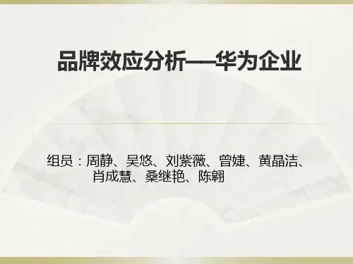 品牌效应分析——华为企业