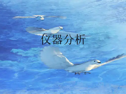 大学仪器分析(概述)PPT教学课件(1)