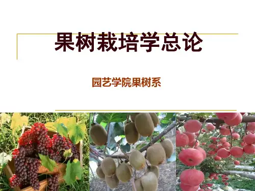 果树栽培学总论大全