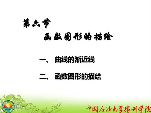 高数函数图形的描绘ppt课件