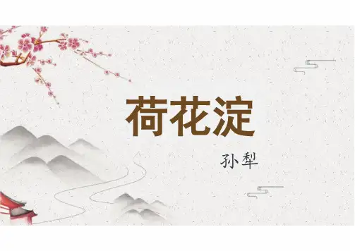 8.1 《荷花淀》课件 (共31张PPT)2024-2025学年统编版高中语文选择性必修中册