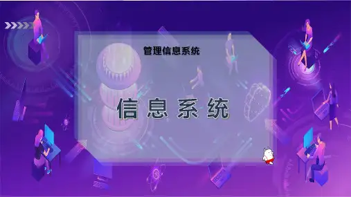 信 息 系 统