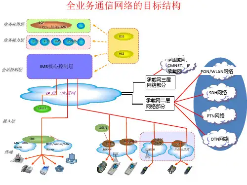 运营商各业务网络拓朴图集合