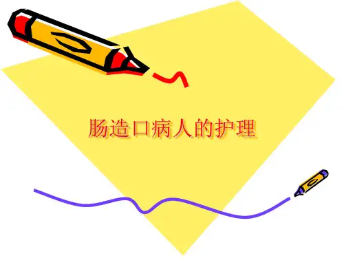 肠造口病人的护理PPT课件