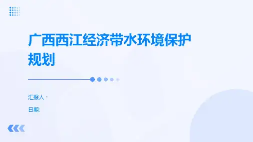 广西西江经济带水环境保护规划