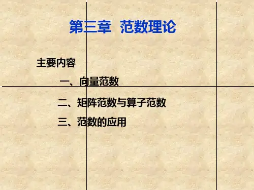 向量范数