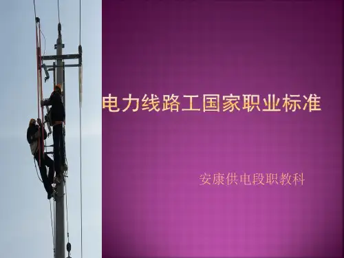 电力线路工国家职业标准