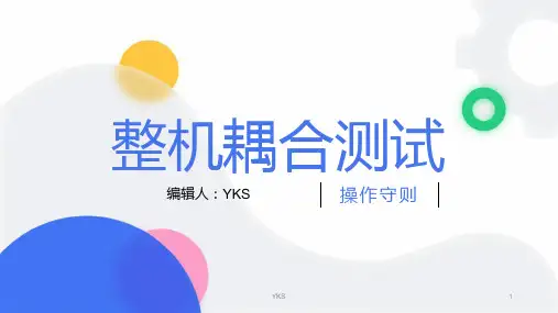 整机耦合测试操作守则通用版