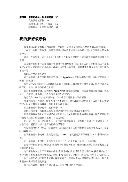 易效能时间管理：愿景可视化(第四章-2)