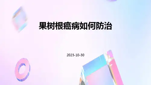 果树根癌病如何防治