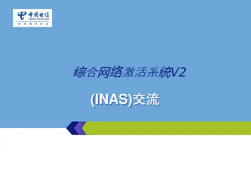 综合网络激活系统V2(INAS)产品介绍