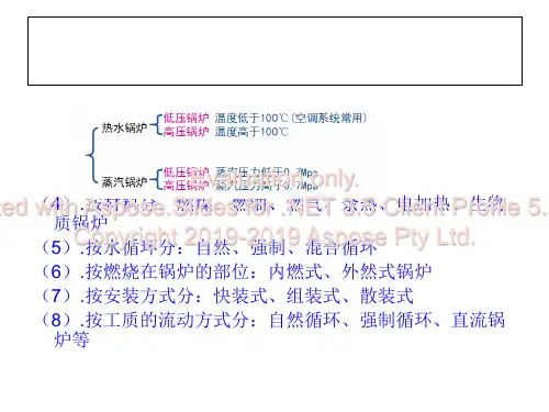 锅炉房系统的组成17页PPT