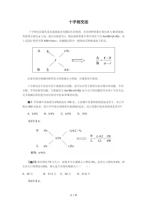 十字相交法