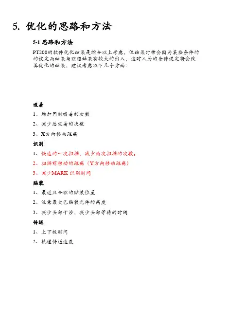 松下CM602系列设备程式优化