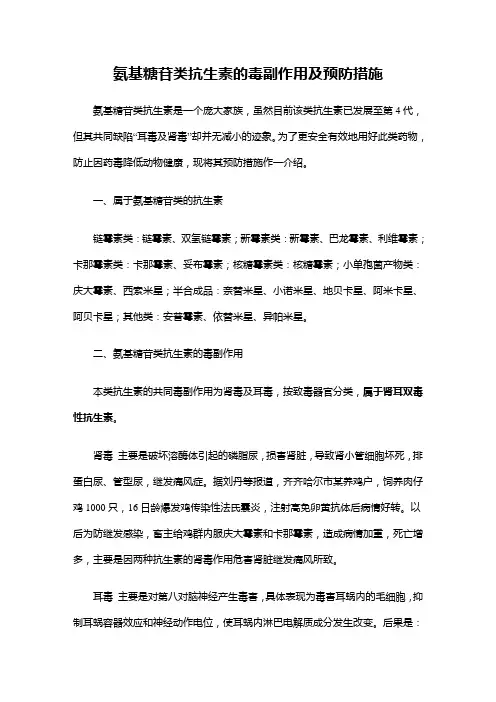 氨基糖苷类抗生素 y