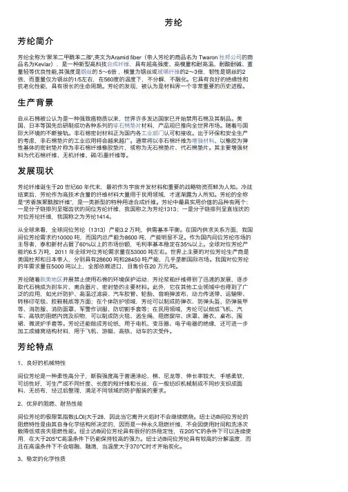 芳纶——精选推荐