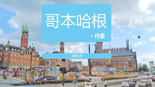 哥本哈根城市设计PPT课件