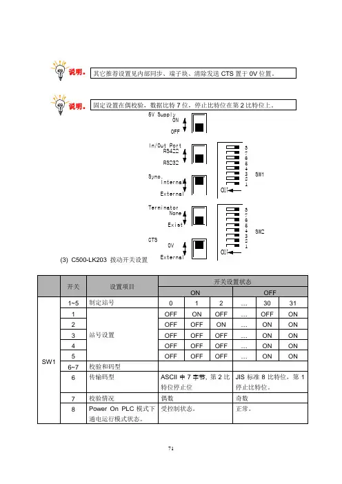 M2I触摸屏与PLC通信手册下部
