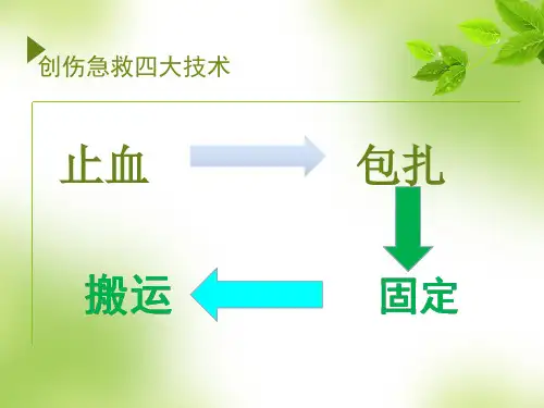 止血包扎技巧与步骤教学文稿