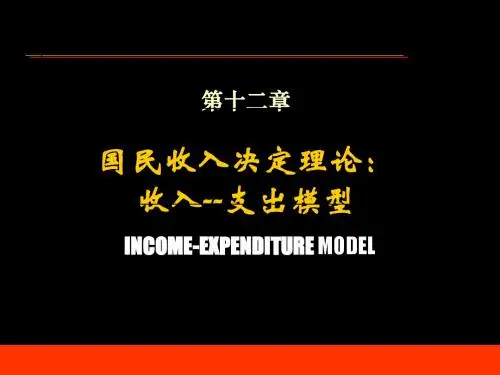 12.国民收入决定理论：收入支出模型