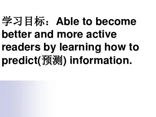 牛津高中英语模块2Unit3 Reading