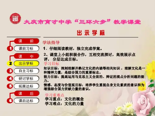 人教版高二政治必修三课件：1.1《体味文化》 (共15张PPT)