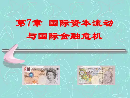 第7章 国际资本流动与国际金融危机精品PPT课件