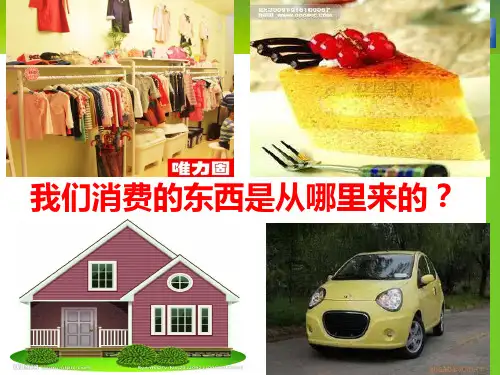 高中思想政治《发展生产满足消费》优质教学课件