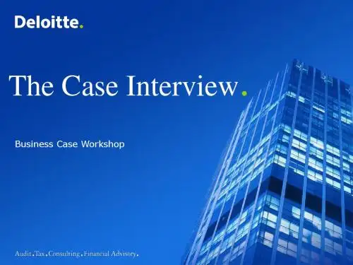 Deloitte_The Case Interview