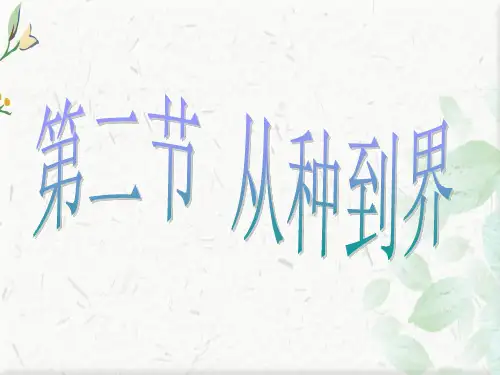 初二生物从种到界ppt