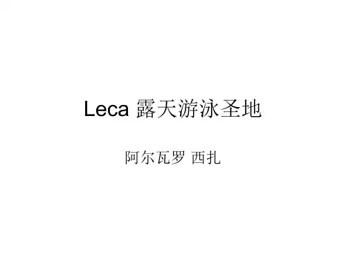 建筑学 阿尔瓦罗 西扎 leca露天圣地泳池 分析 (含平面图、立面图、剖面图)