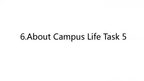 托福考试口语TOEFL SPEAKING TASK 5_Campus Life
