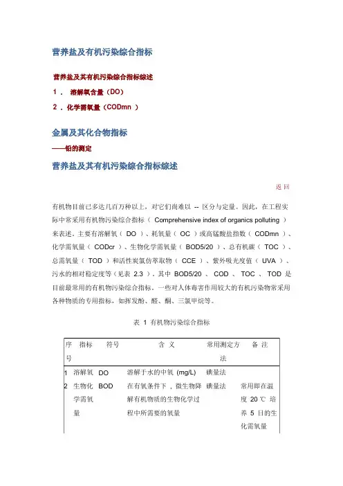 ——铅的测定