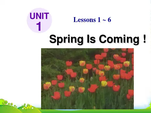 冀教版八年级英语下册Unit 1 lesson 1优课件
