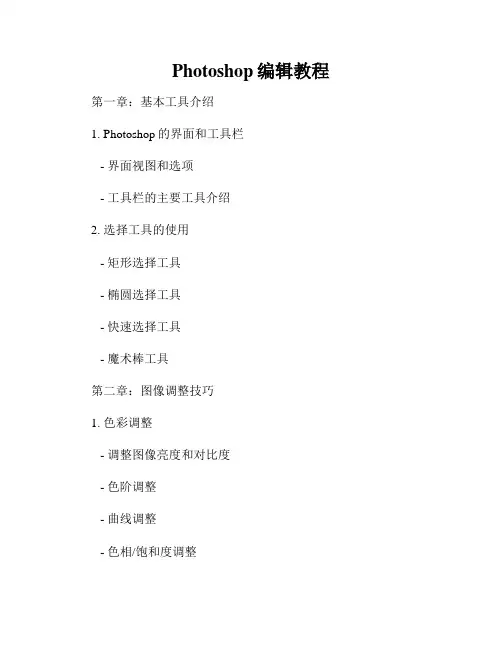 Photoshop编辑教程